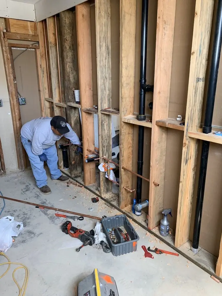 Commercial rough-in plumbing for Trenchless Sewer Repair in Buena Vista